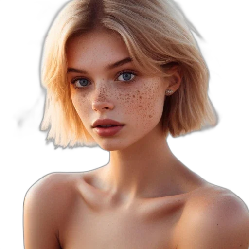 face, hair, jewelry, mask, photorealistic, fantasy art, 3d render, concept art transparent PNG cut-out