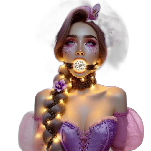 jewelry, dress, mask, crown, concept art, fantasy art, 3d render, photorealistic transparent PNG cut-out