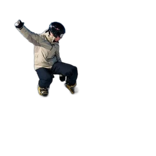 jacket, 3d render, concept art, photorealistic, snowboarder, mid-air, snowy, mountain transparent PNG cut-out