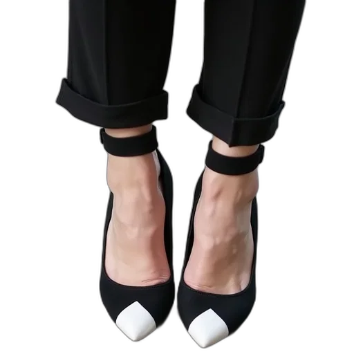 shoes, monochrome, dark, person, standing, their, feet, shoulder-width transparent PNG cut-out