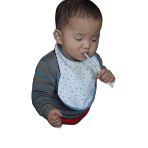face, jacket, mask, staff, photorealistic, 3d render, baby, wearing transparent PNG cut-out