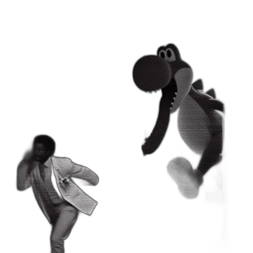 robot, creature, shoes, animal, 3d render, concept art, photorealistic, cartoon transparent PNG cut-out