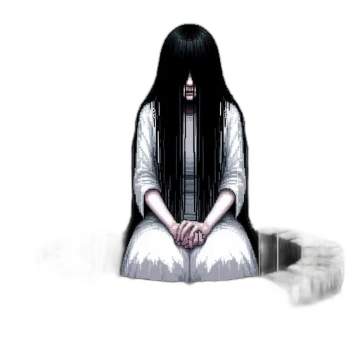 hair, dress, creature, mask, concept art, pixel art, comic book art, fantasy art transparent PNG cut-out