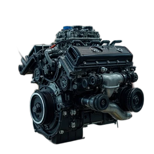 car, weapon, robot, 3d render, engine, two, engines, one transparent PNG cut-out