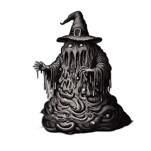 hat, creature, dress, crown, concept art, fantasy art, pixel art, comic book art transparent PNG cut-out