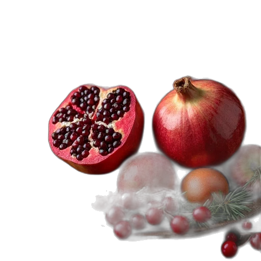 food, crown, photorealistic, 3d render transparent PNG cut-out