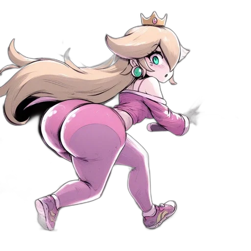crown, weapon, dress, staff, concept art, anime, vaporwave, cartoon transparent PNG cut-out