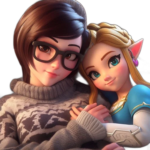 3d render, concept art, fantasy art, cartoon transparent PNG cut-out