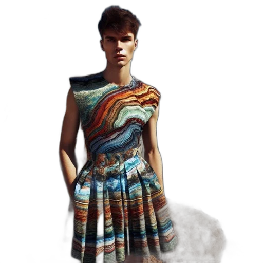 dress, fantasy art, photorealistic, concept art, 3d render, outer space, young, man transparent PNG cut-out