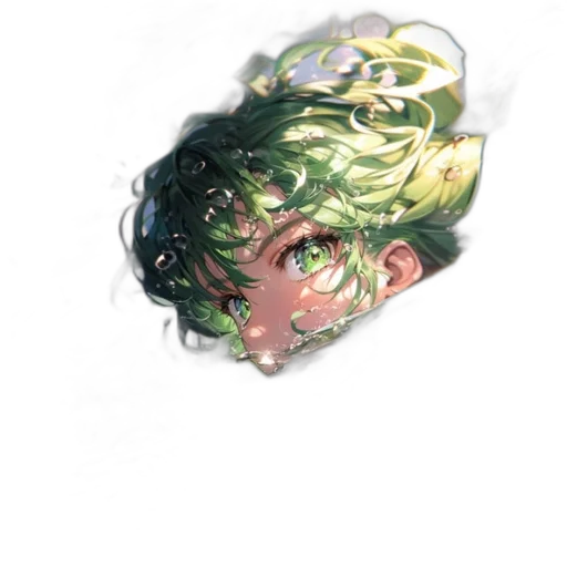 hair, mask, face, crown, watercolor, photorealistic, anime, concept art transparent PNG cut-out