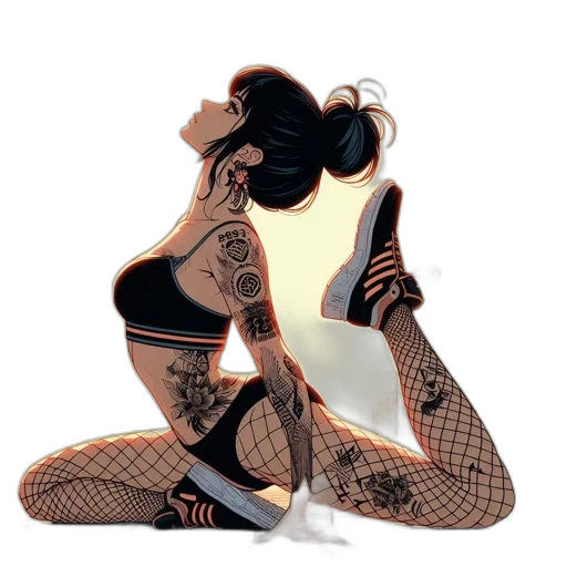 jewelry, dress, mask, concept art, cartoon, comic book art, fantasy art, neon lights transparent PNG cut-out