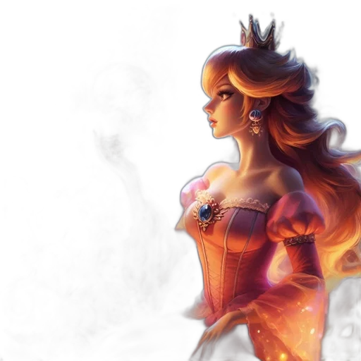 dress, fantasy art, concept art, 3d render, photorealistic, fire, gothic-styled, chamber transparent PNG cut-out