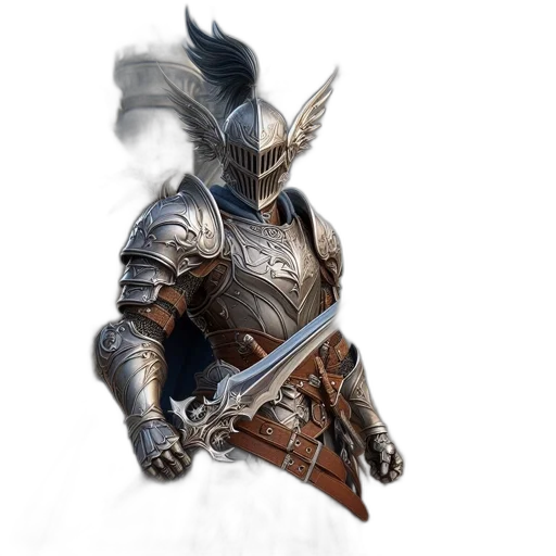 sword, dragon, weapon, mask, fantasy art, concept art, 3d render, photorealistic transparent PNG cut-out