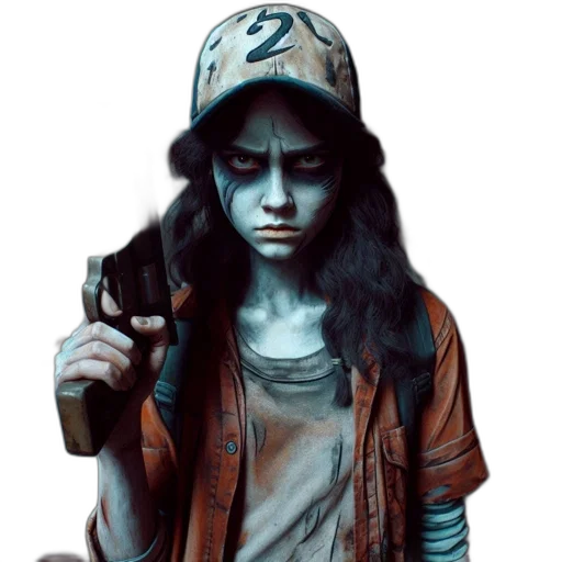 jacket, weapon, hat, face, concept art, photorealistic, comic book art, fantasy art transparent PNG cut-out