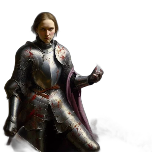 sword, jacket, staff, weapon, concept art, fantasy art, photorealistic, oil painting transparent PNG cut-out