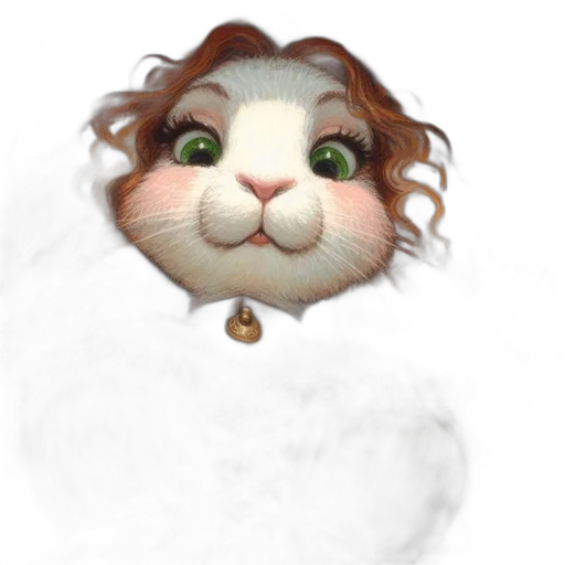 face, staff, animal, creature, photorealistic, 3d render, concept art, fantasy art transparent PNG cut-out