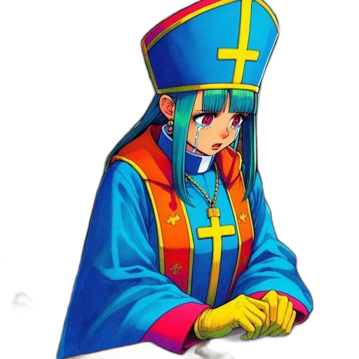 staff, crown, sword, weapon, concept art, pixel art, anime, vaporwave transparent PNG cut-out