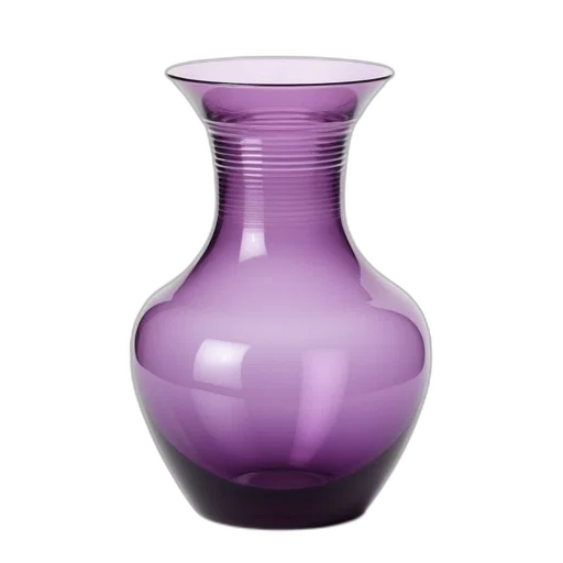bottle, jewelry, furniture, flower, 3d render, photorealistic, purple, glass transparent PNG cut-out