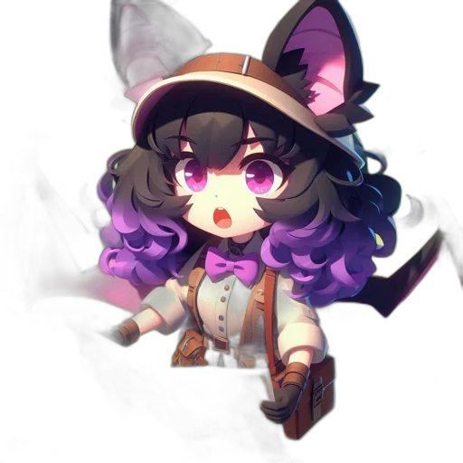 staff, hat, creature, weapon, anime, pixel art, fantasy art, concept art transparent PNG cut-out
