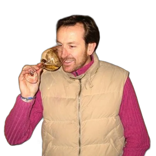 jacket, staff, animal, face, man, beige, vest, pink transparent PNG cut-out