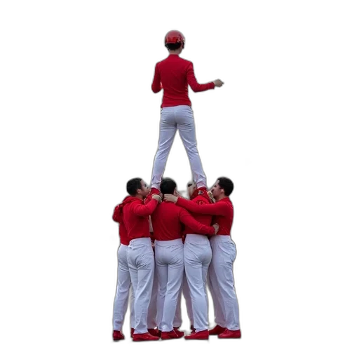 staff, concept art, 3d render, group, people, performing, human, pyramid transparent PNG cut-out