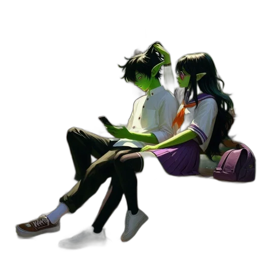 mask, concept art, pixel art, comic book art, anime, neon lights, outer space, underwater transparent PNG cut-out