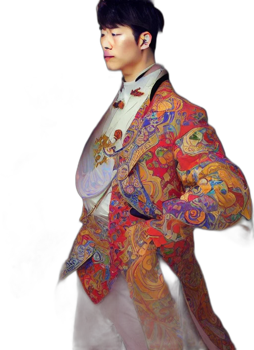 jacket, staff, dress, face transparent PNG cut-out