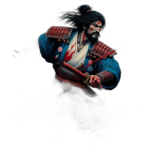 face, mask, weapon, staff, concept art, fantasy art, comic book art, photorealistic transparent PNG cut-out