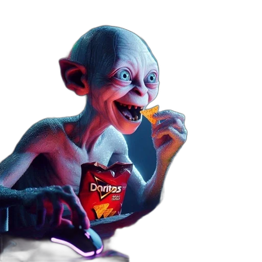 creature, food, face, concept art, 3d render, photorealistic, fantasy art, festive transparent PNG cut-out