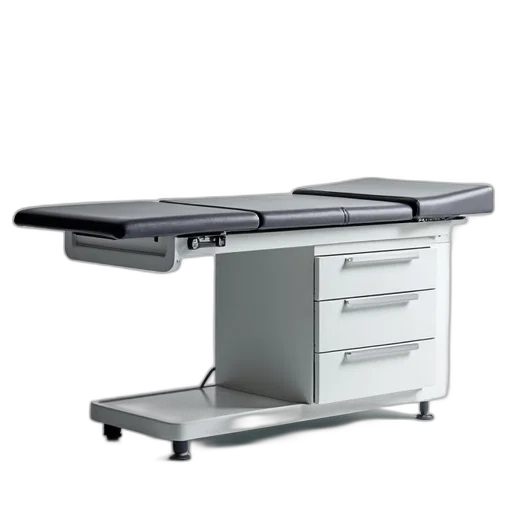 furniture, staff, 3d render, high, quality, medical, examination, table transparent PNG cut-out