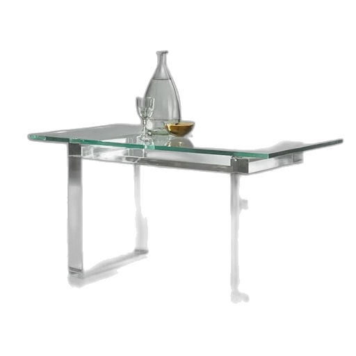 furniture, 3d render, lucile, acrylic transparent PNG cut-out