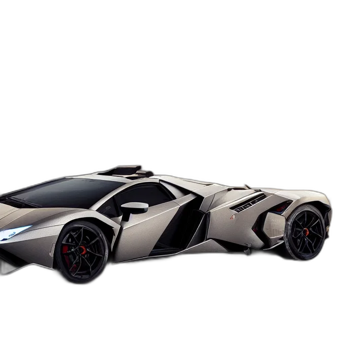 car, 3d render, concept art, photorealistic transparent PNG cut-out