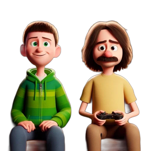 3d render, concept art, pixel art, cartoon transparent PNG cut-out