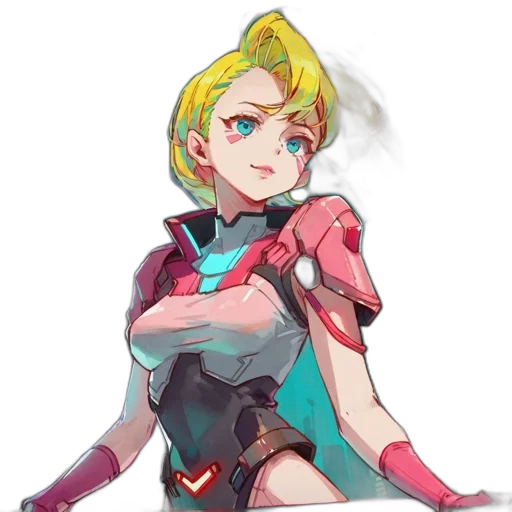 weapon, robot, staff, sword, concept art, anime, pixel art, vaporwave transparent PNG cut-out