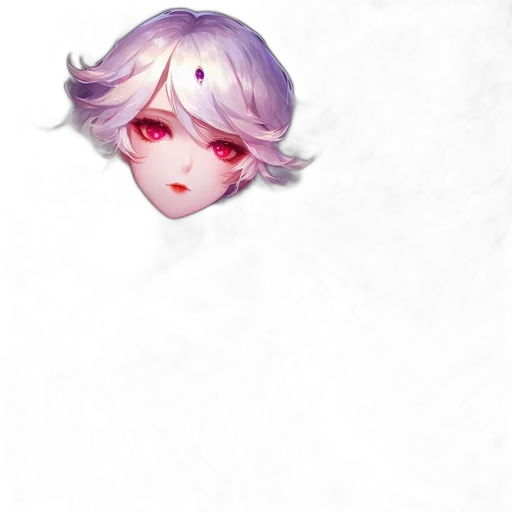 mask, face, staff, hair, pixel art, anime, concept art, fantasy art transparent PNG cut-out