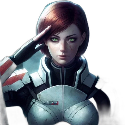robot, face, jacket, weapon, concept art, comic book art, cyberpunk, fantasy art transparent PNG cut-out