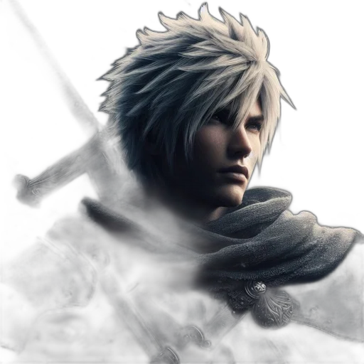 sword, face, dragon, weapon, fantasy art, concept art, photorealistic, pixel art transparent PNG cut-out