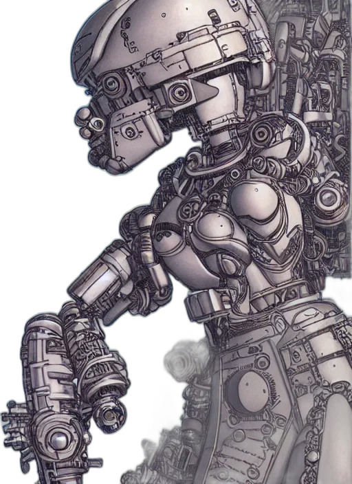 robot, weapon, staff, face transparent PNG cut-out