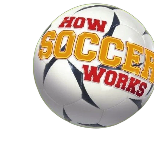 vibrant, book, cover, titled, how, soccer, works, keltie transparent PNG cut-out