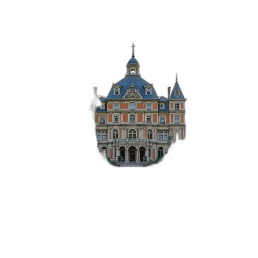 building, crown, hat, staff transparent PNG cut-out