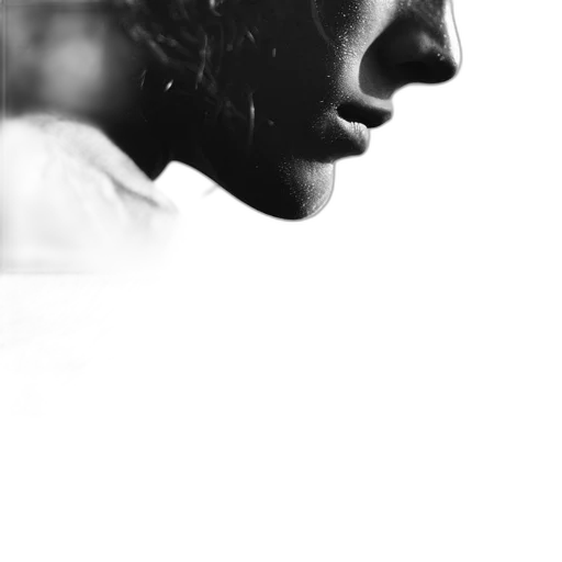 face, creature, mask, crown, photorealistic, 3d render, pixel art, monochrome transparent PNG cut-out