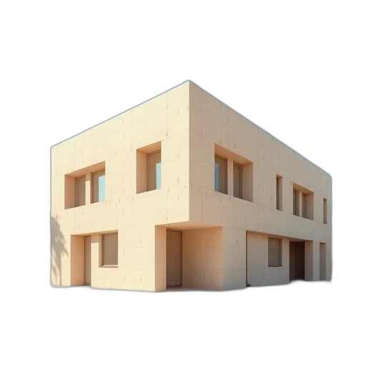 building, furniture, 3d render, photorealistic, concept art, pixel art, pastel, golden transparent PNG cut-out