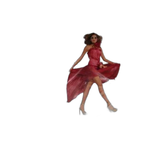 dress, 3d render, concept art, photorealistic, pixel art, red, traveler, magazine transparent PNG cut-out