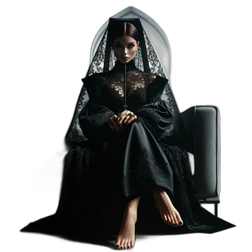 furniture, dress, crown, jewelry, concept art, 3d render, photorealistic, cyberpunk transparent PNG cut-out