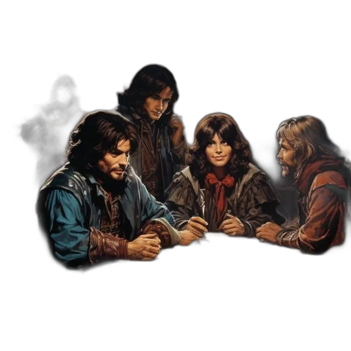 staff, jacket, jewelry, sword, fantasy art, concept art, pixel art, comic book art transparent PNG cut-out