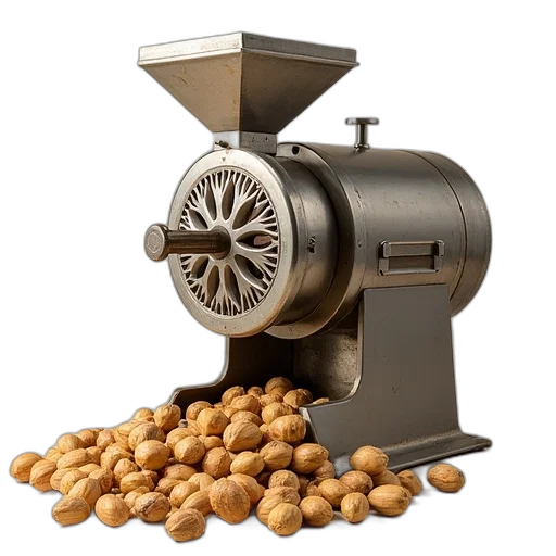 food, 3d render, photorealistic, cashnut, shelling, machine, nut, sheller transparent PNG cut-out