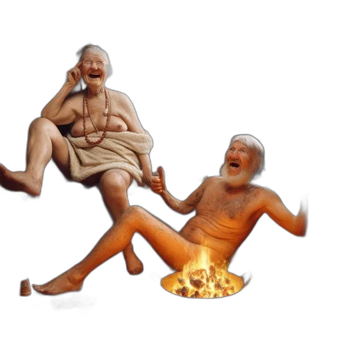 furniture, food, creature, 3d render, concept art, photorealistic, fantasy art, fire transparent PNG cut-out