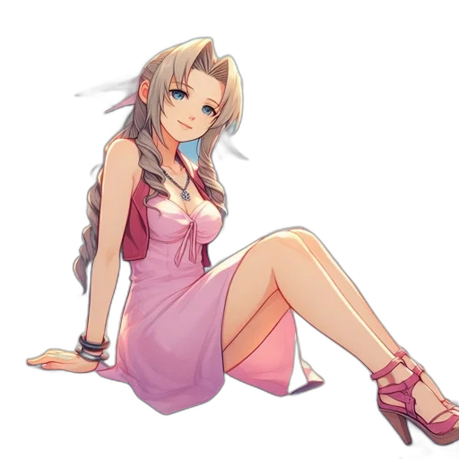 dress, staff, weapon, anime, pixel art, fantasy art, concept art, pastel transparent PNG cut-out