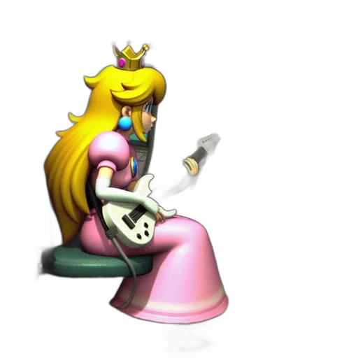 crown, dress, weapon, concept art, 3d render, pixel art, vaporwave, princess transparent PNG cut-out