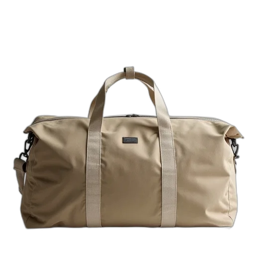 earth tones, large, duffel, bag transparent PNG cut-out